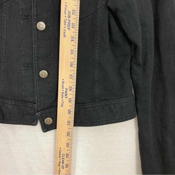 Hard Tail Black Button Denim Jacket size Medium - Picture 5 of 10